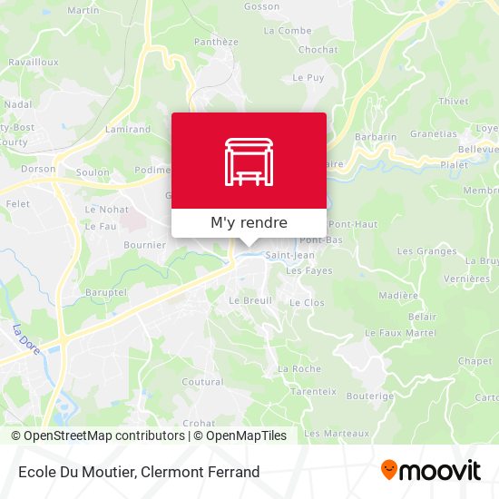 Ecole Du Moutier plan