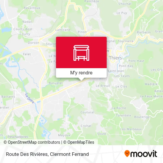 Route Des Rivières plan