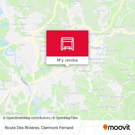 Route Des Rivières plan