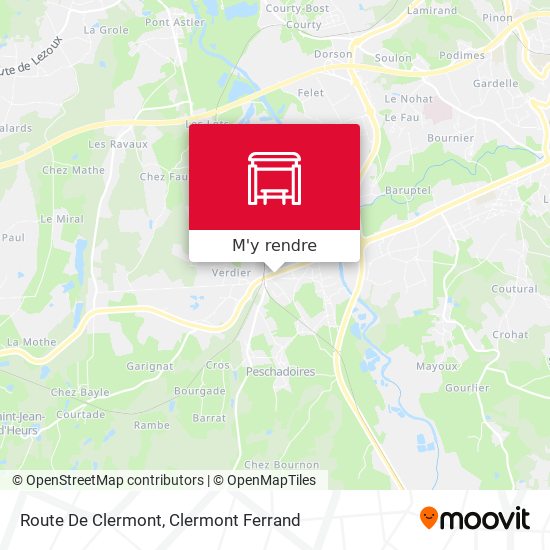 Route De Clermont plan