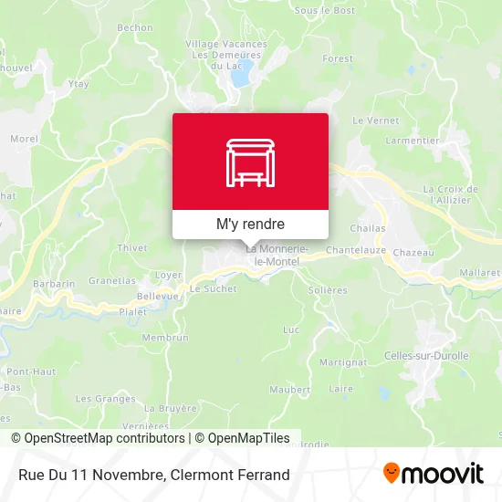 Rue Du 11 Novembre plan