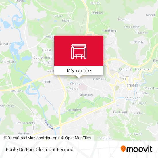 École Du Fau plan