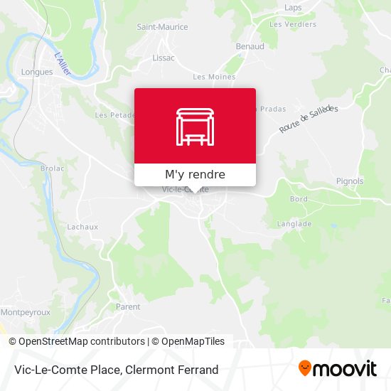 Vic-Le-Comte Place plan