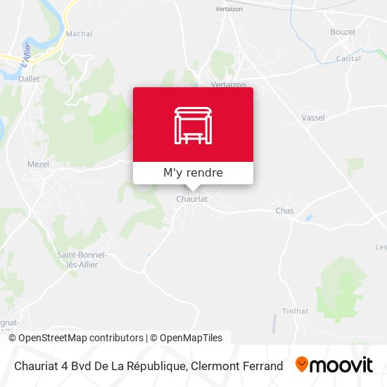 Chauriat 4 Bvd De La République plan