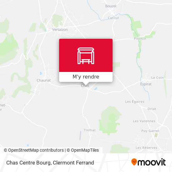 Chas Centre Bourg plan