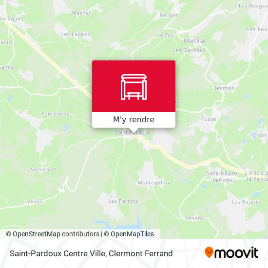Saint-Pardoux Centre Ville plan