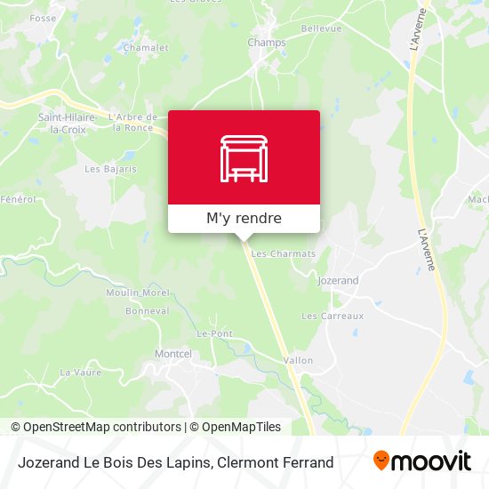 Jozerand Le Bois Des Lapins plan
