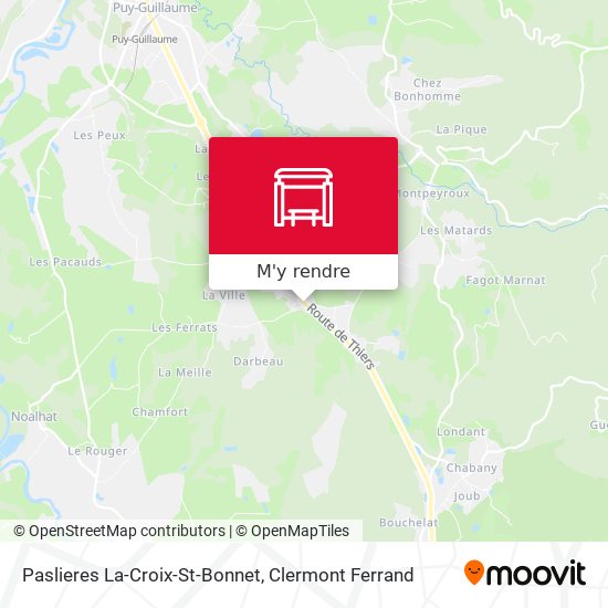 Paslieres La-Croix-St-Bonnet plan