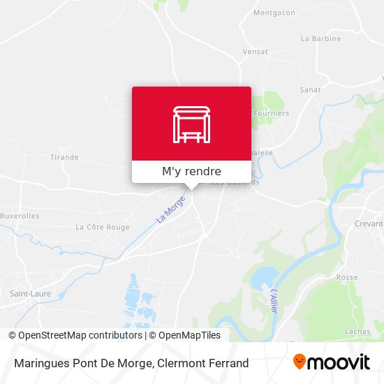 Maringues Pont De Morge plan