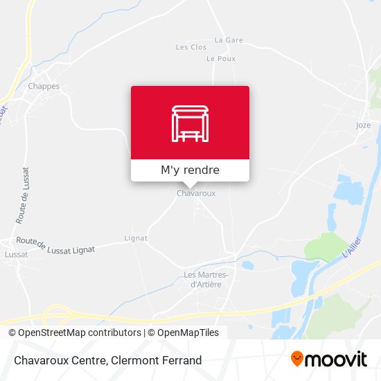 Chavaroux Centre plan