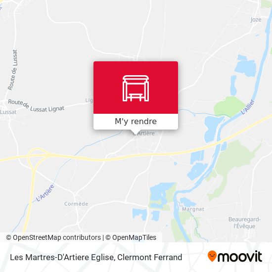 Les Martres-D'Artiere Eglise plan