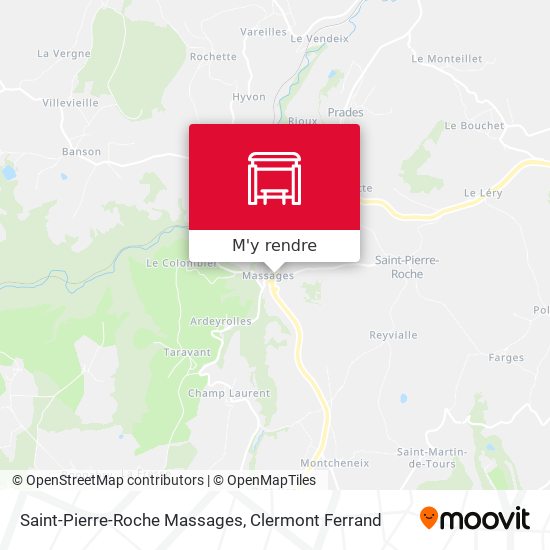 Saint-Pierre-Roche Massages plan