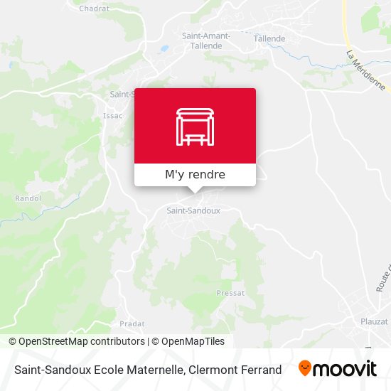 Saint-Sandoux Ecole Maternelle plan