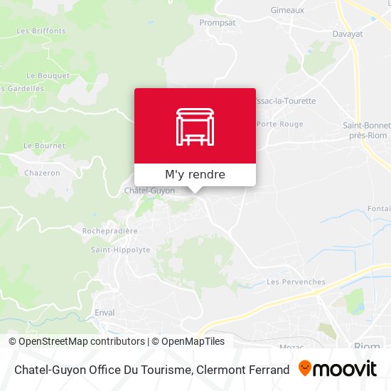 Chatel-Guyon Office Du Tourisme plan