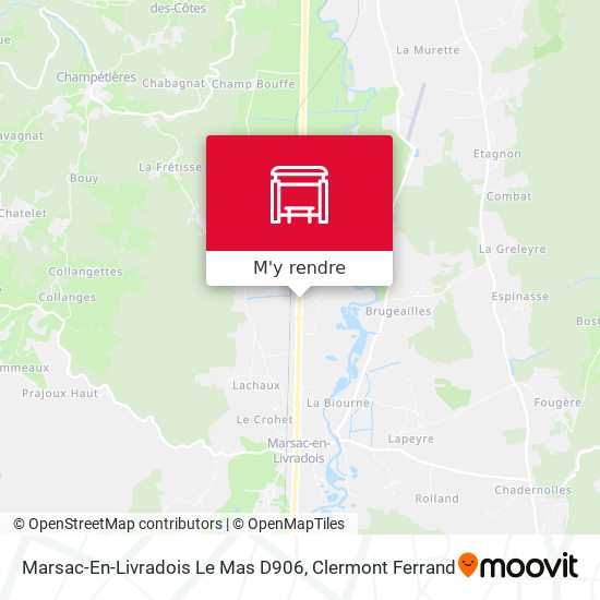 Marsac-En-Livradois Le Mas D906 plan
