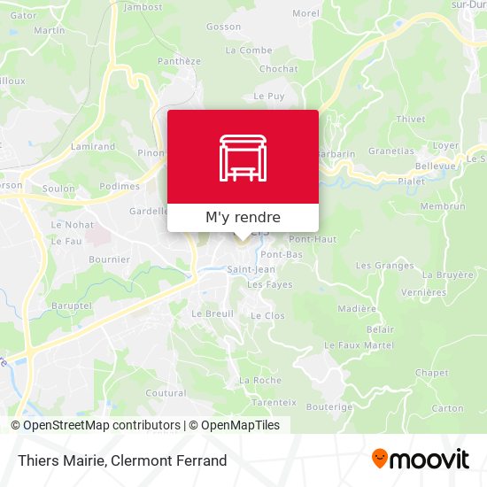 Thiers Mairie plan