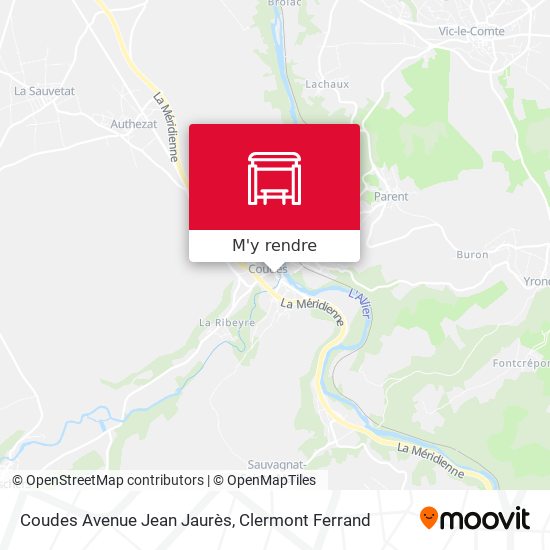 Coudes Avenue Jean Jaurès plan