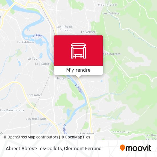 Abrest Abrest-Les-Dollots plan