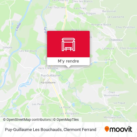 Puy-Guillaume Les Bouchauds plan