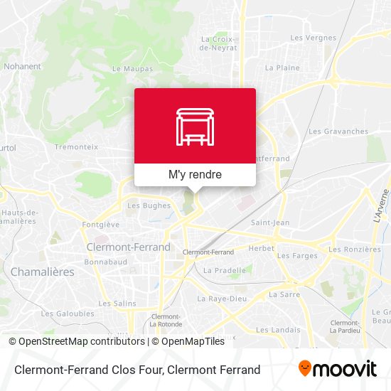 Clermont-Ferrand Clos Four plan