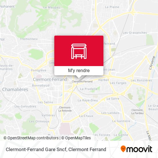 Clermont-Ferrand Gare Sncf plan