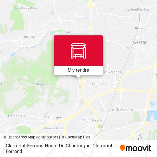 Clermont-Ferrand Hauts De Chanturgue plan