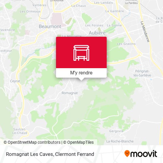 Romagnat Les Caves plan
