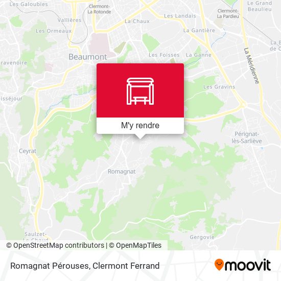 Romagnat Pérouses plan