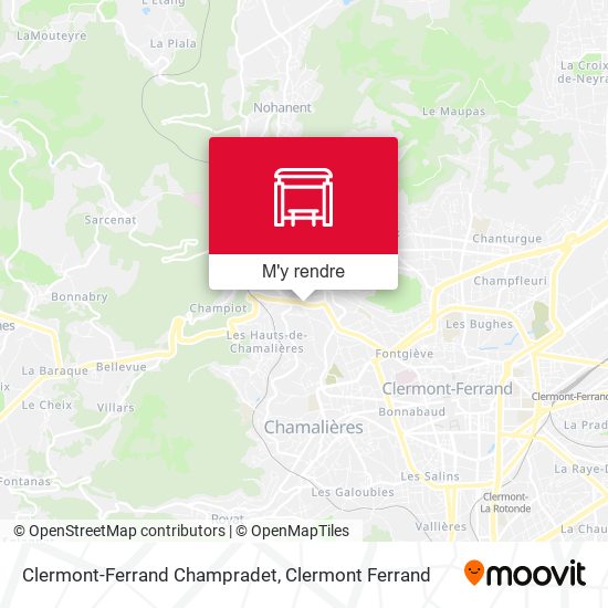 Clermont-Ferrand Champradet plan