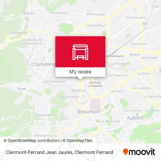 Clermont-Ferrand Jean Jaurès plan