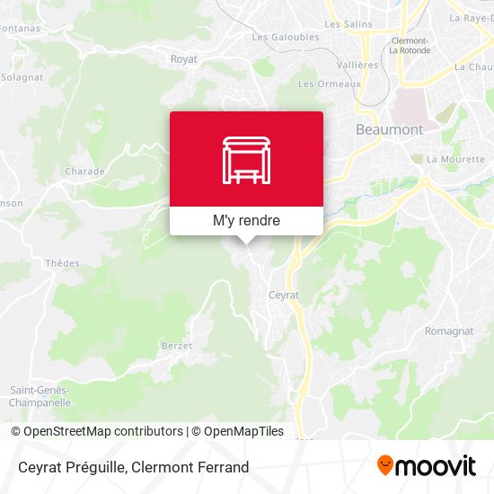 Ceyrat Préguille plan