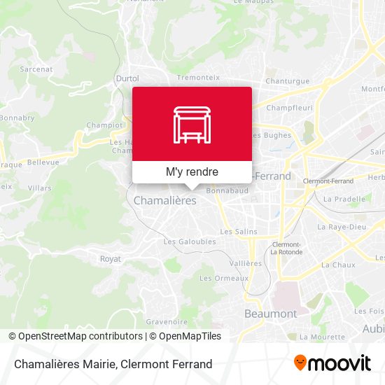 Chamalières Mairie plan