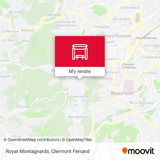 Royat Montagnards plan