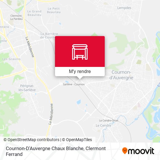 Cournon-D'Auvergne Chaux Blanche plan