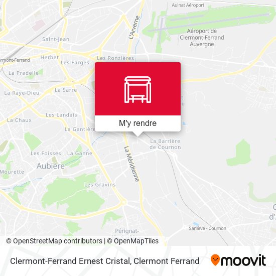 Clermont-Ferrand Ernest Cristal plan