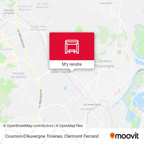 Cournon-D'Auvergne Troènes plan
