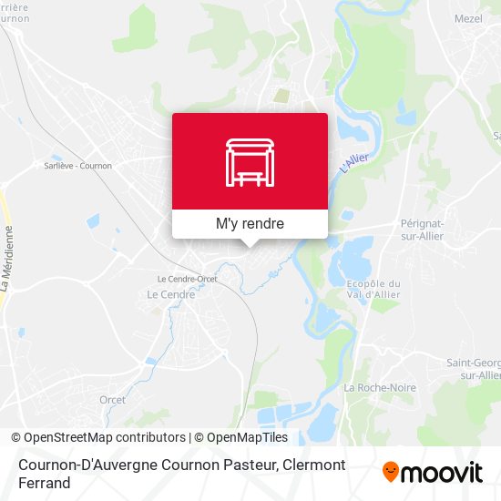 Cournon-D'Auvergne Cournon Pasteur plan