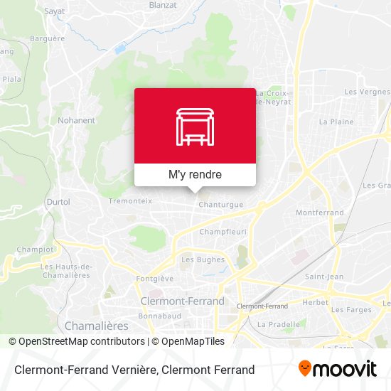 Clermont-Ferrand Vernière plan
