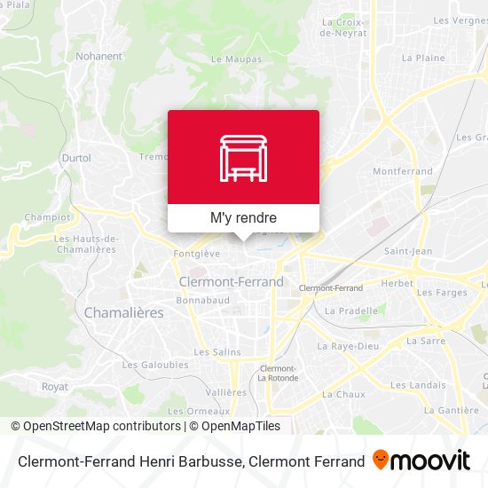 Clermont-Ferrand Henri Barbusse plan