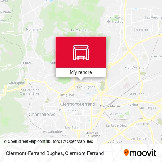 Clermont-Ferrand Bughes plan
