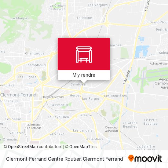 Clermont-Ferrand Centre Routier plan