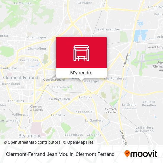 Clermont-Ferrand Jean Moulin plan