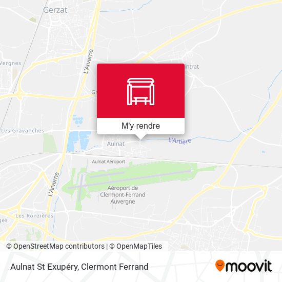 Aulnat St Exupéry plan