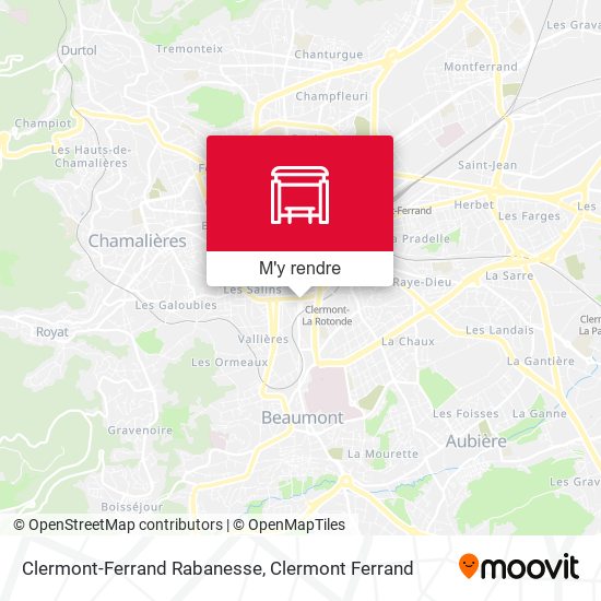 Clermont-Ferrand Rabanesse plan