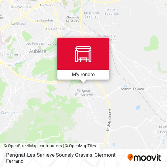 Pérignat-Lès-Sarliève Sounely Gravins plan