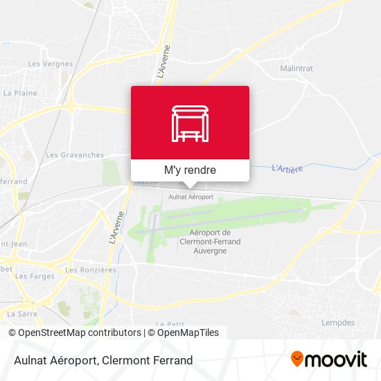Aulnat Aéroport plan