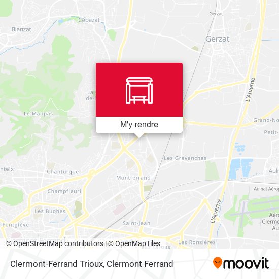 Clermont-Ferrand Trioux plan