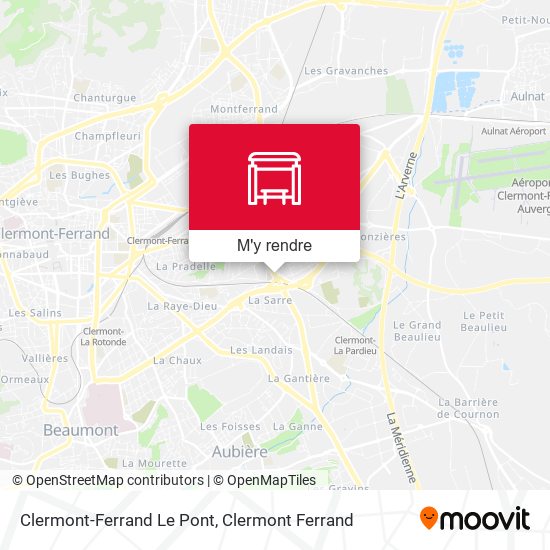 Clermont-Ferrand Le Pont plan