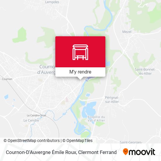 Cournon-D'Auvergne Émile Roux plan
