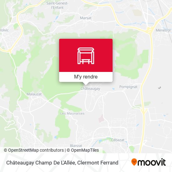 Châteaugay Champ De L'Allée plan